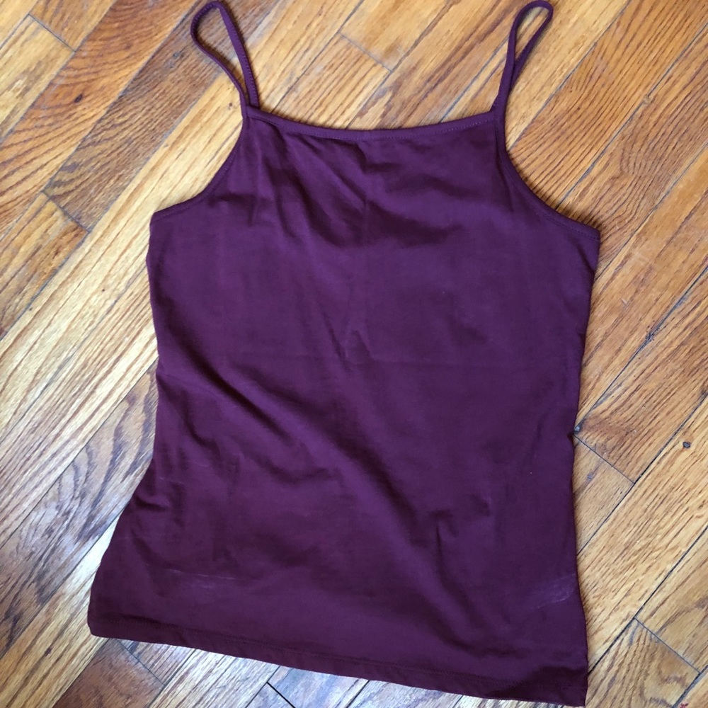 Burgundy Tank Top